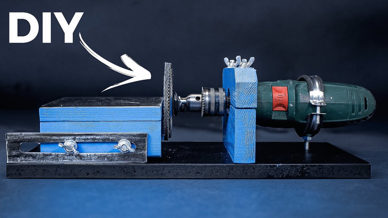 DIY Drill Powered Sander Machine - ArdoDIY