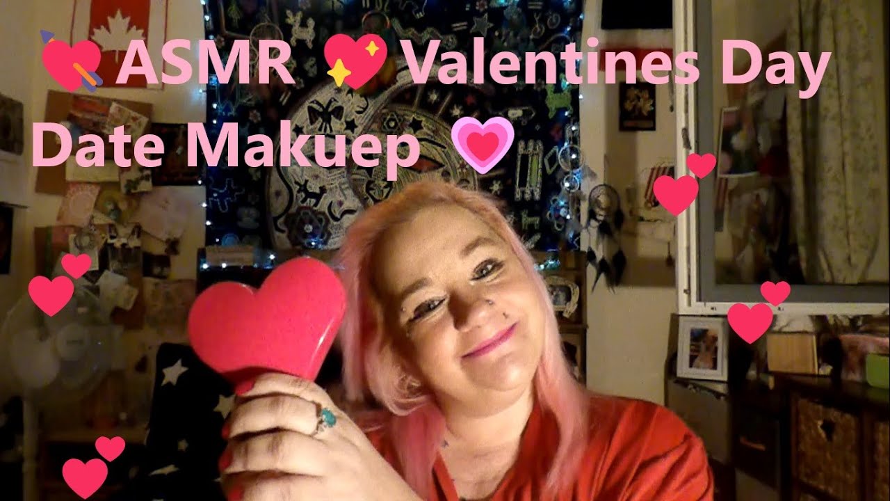 💘ASMR 💖Valentines Day Date Makuep 💗