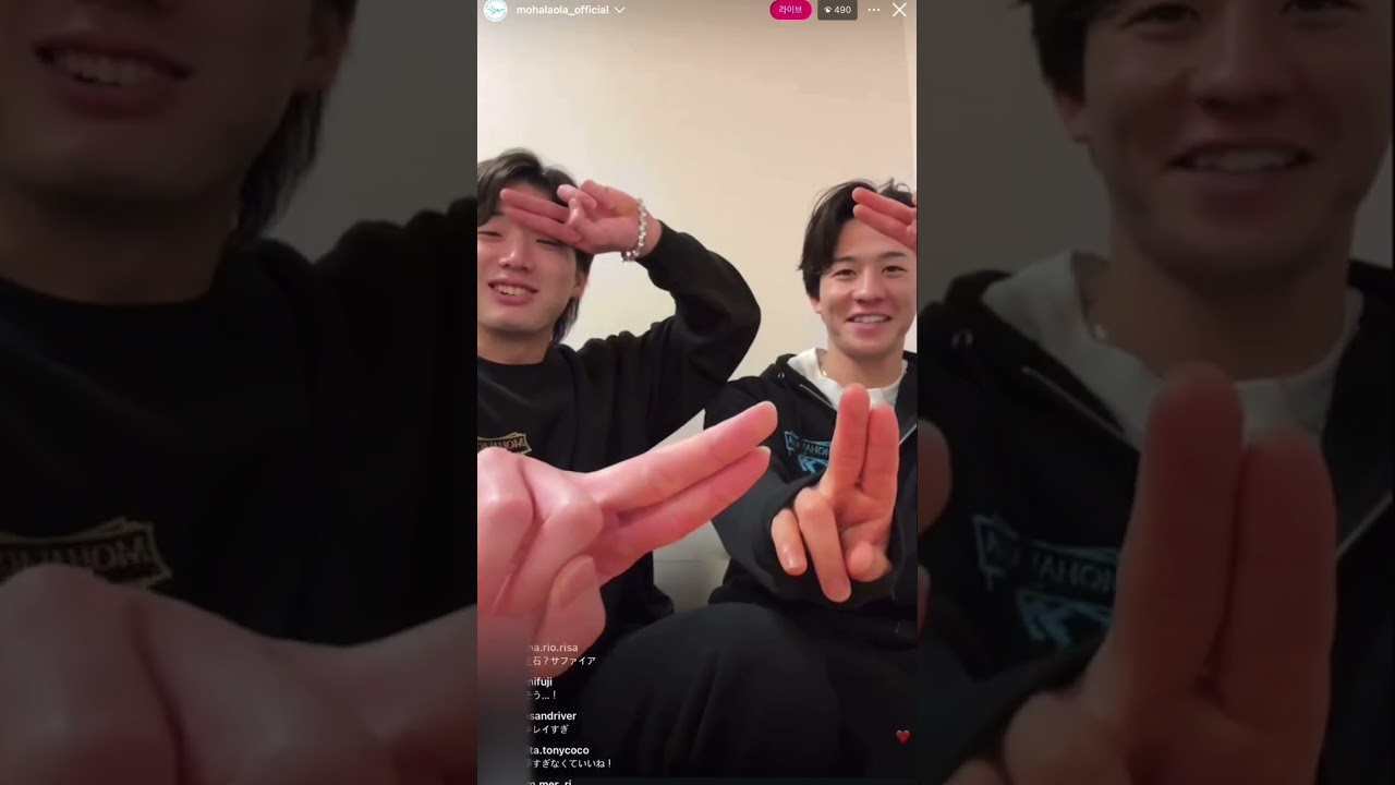 長岡秀樹　内山壮真　インスタライブ