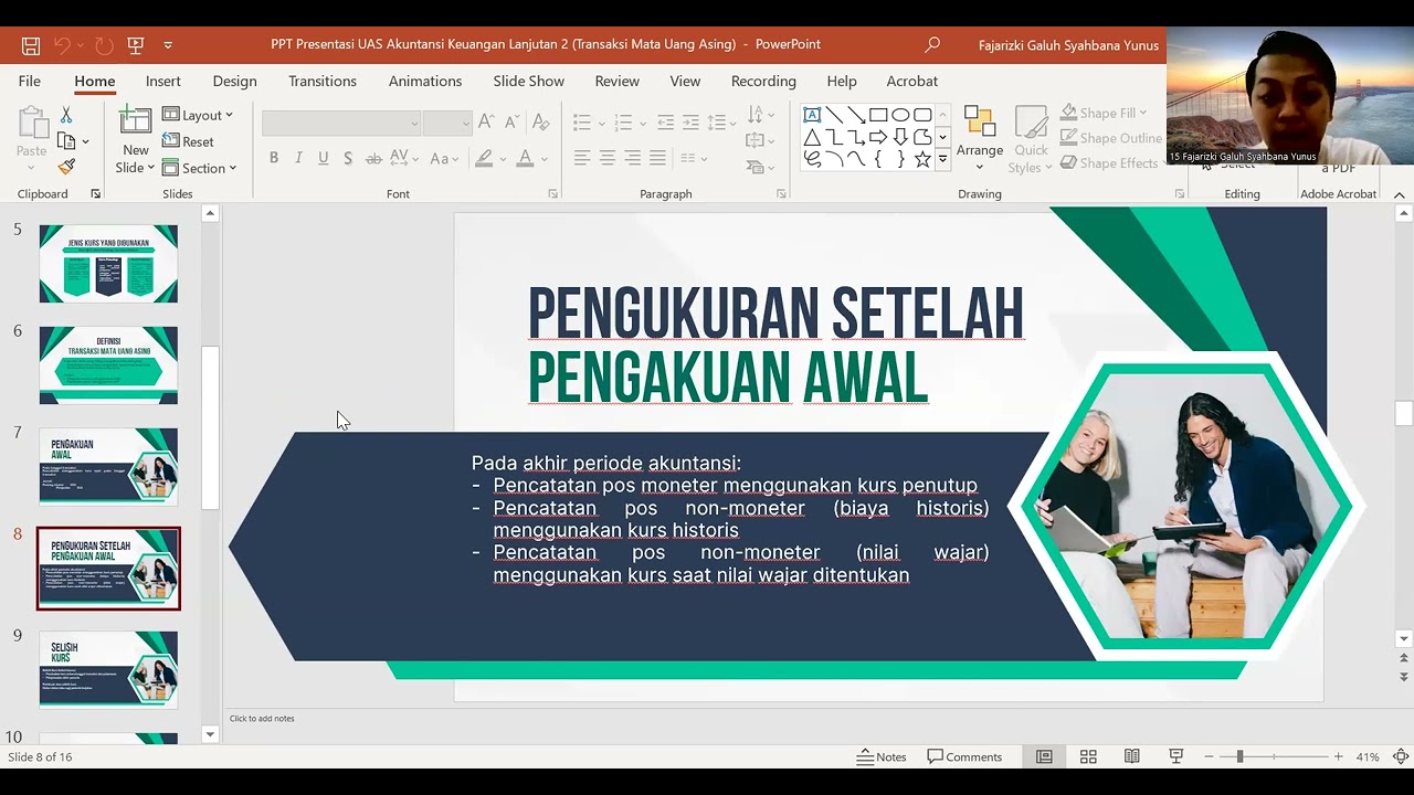 AK701 Presentasi UAS Akuntansi Keuangan Lanjutan 2 Fajarizki Galuh Syahbana Yunus