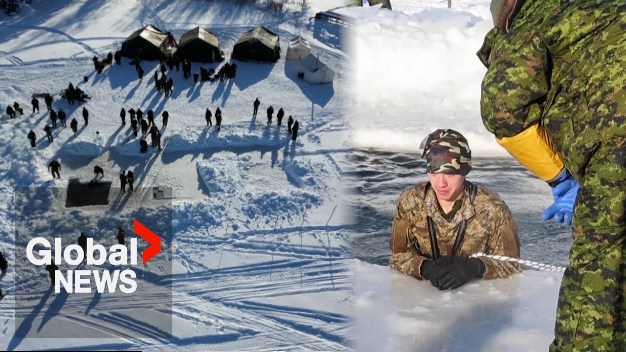 Arctic Training: Canadian troops face -50 C for Yellowknife exercises