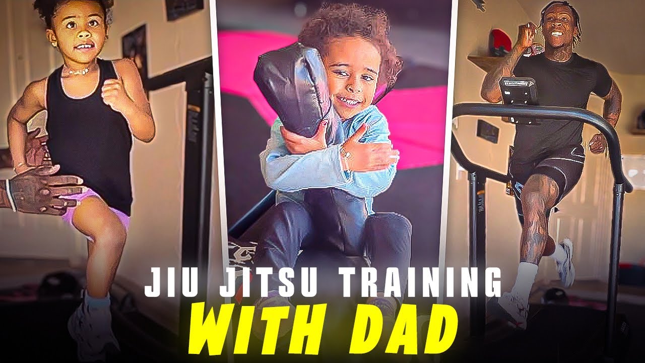 Jiu Jitsu Training With Dad