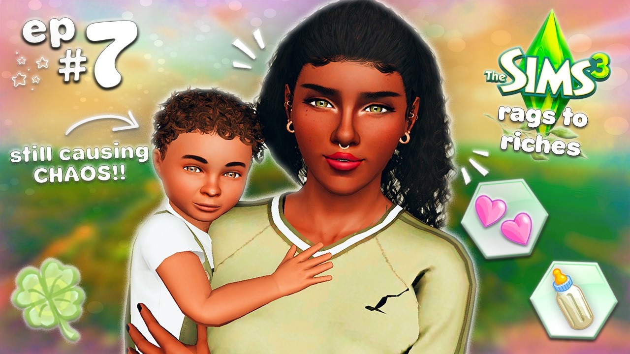 a CHAOTIC birthday party!! 🌿 | ⟡ ep #7 ⟡ | the sims 3: rags to riches