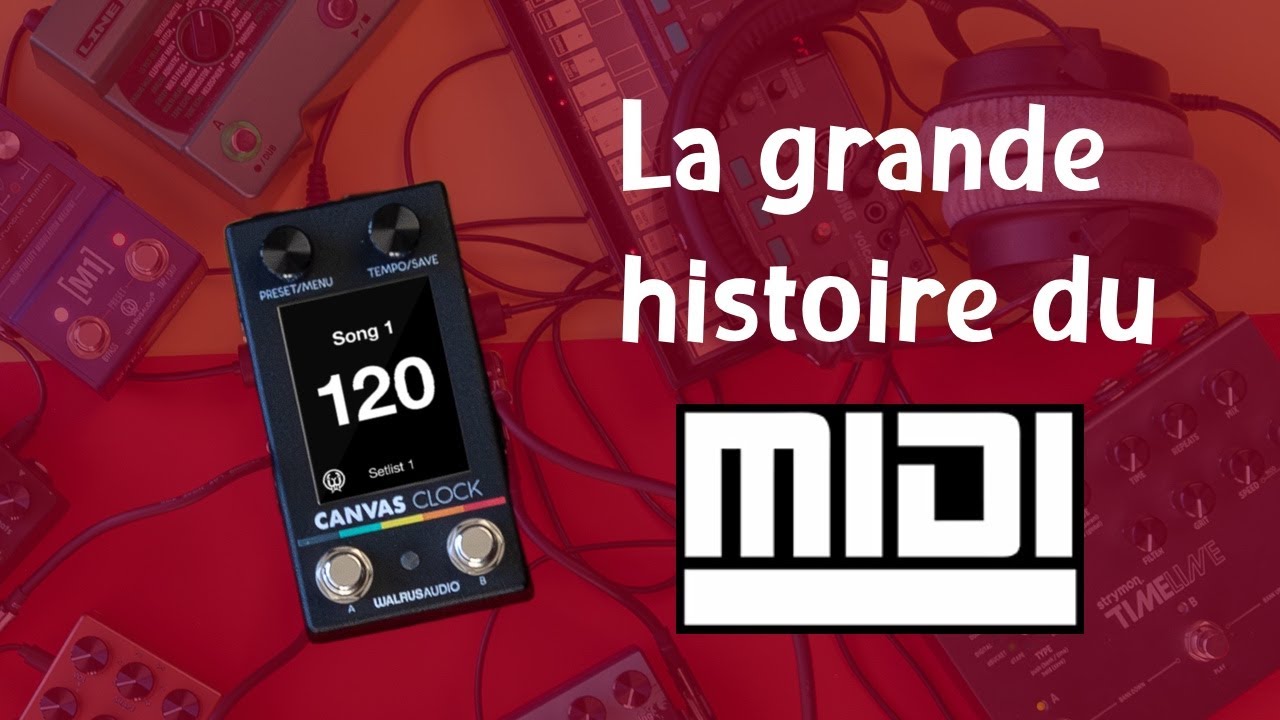 Le MIDI pour contrôler votre PEDALBOARD - la Walrus Canvas Clock
