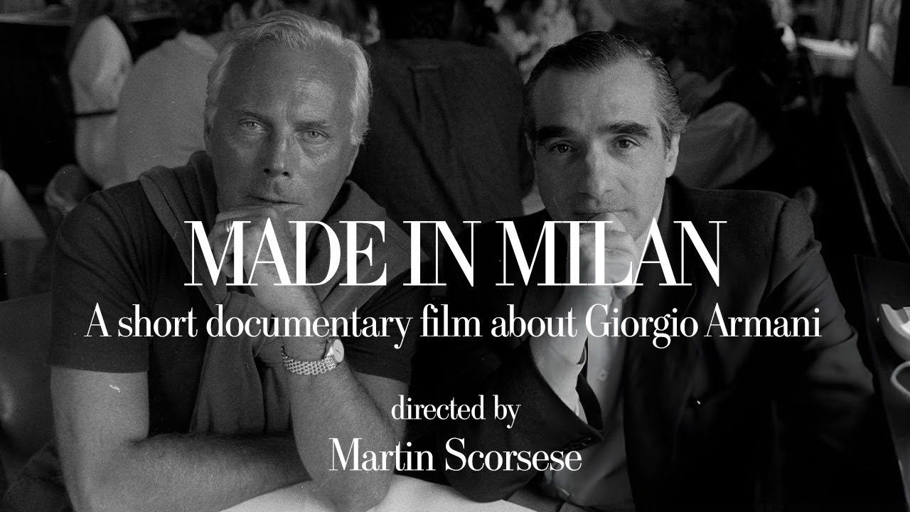 Giorgio Armani: Made in Milan [10 min.] (Dir. by Martin Scorsese, 1990)