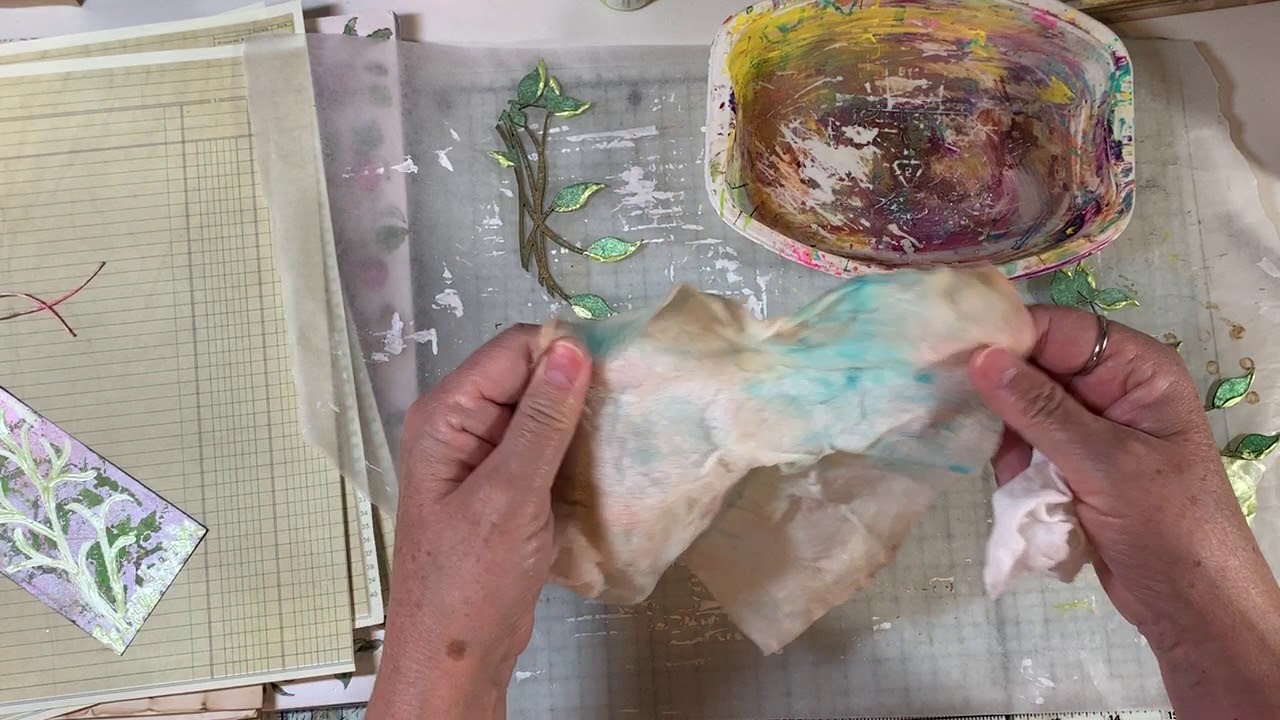 Paper Pad Project - Mixed Media Cover - Tag - Signatures