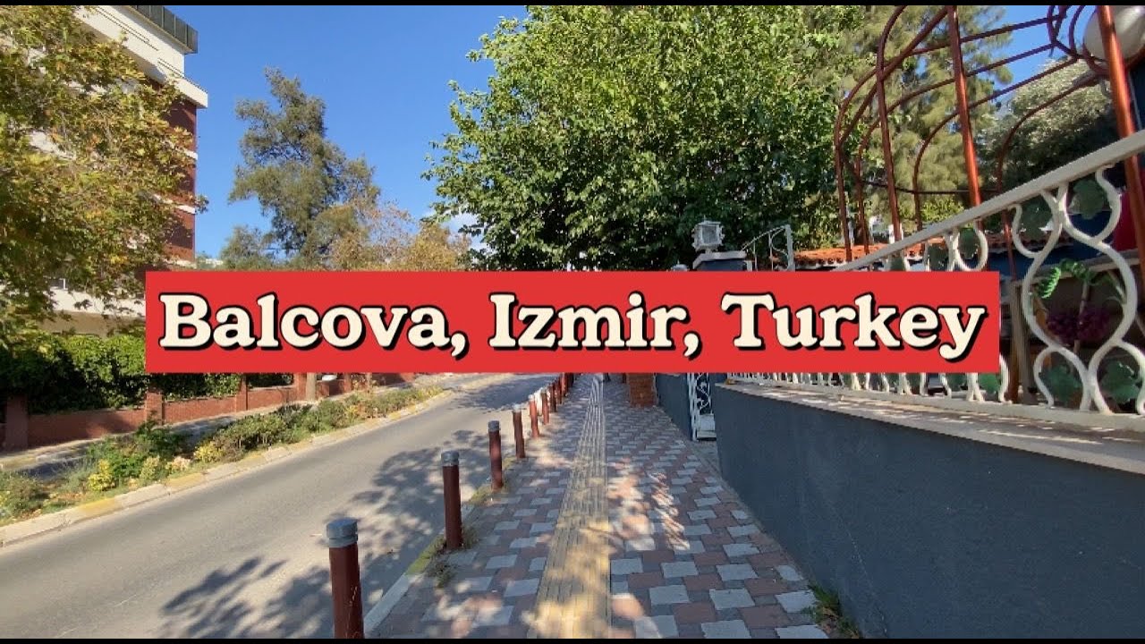 Izmir City Center Balcova, University of Economics. Virtual Walking Tour Turkey - City Walks