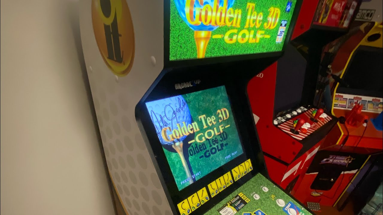 Golden Tee 3D Golf Arcade 1up 35th Anniversary Deluxe (не обзор)