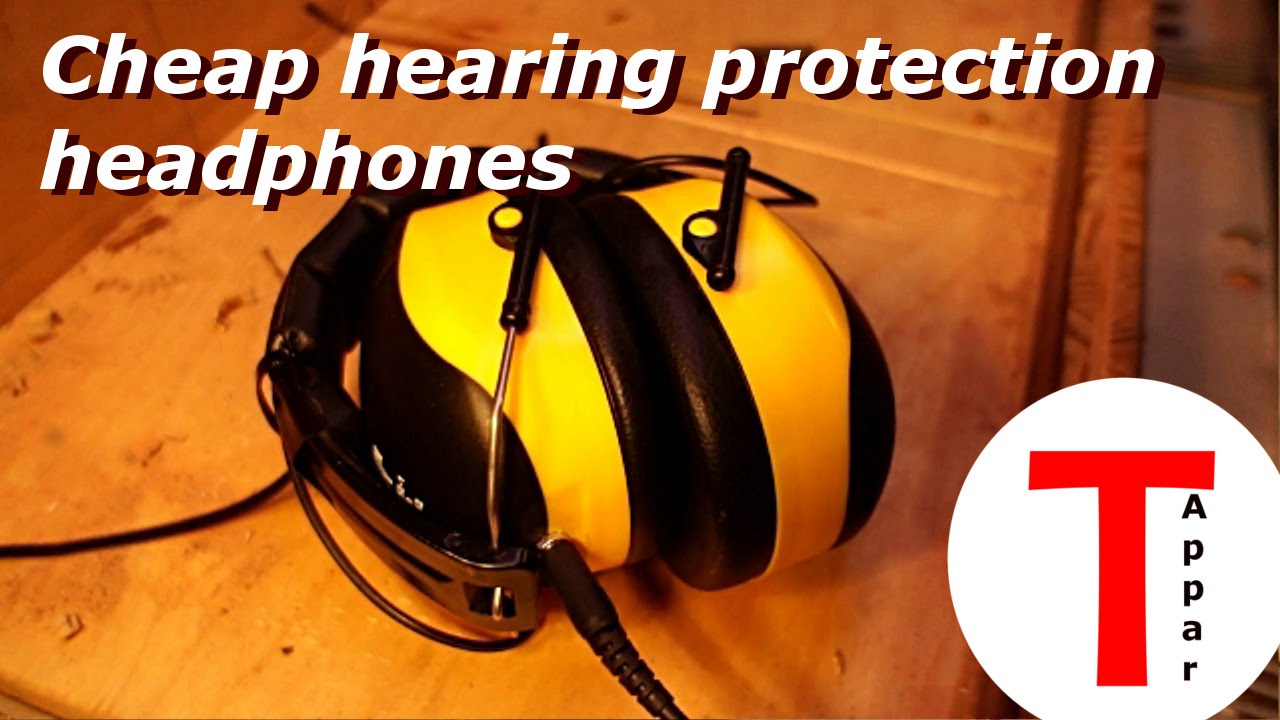 Hearing Protection: Now With Tunes! Old headphones transplanted into earmuffs