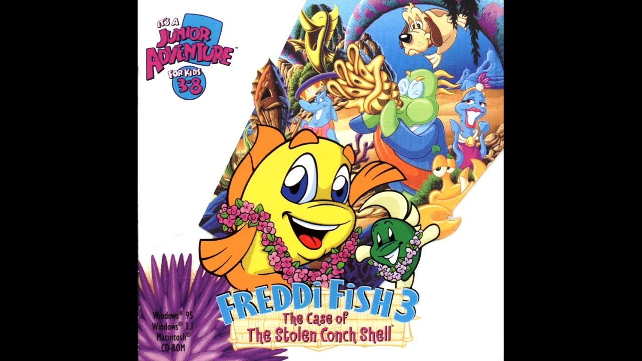 Freddi Fish 3: The Case of the Stolen Conch Shell (PC, Windows) [1998] longplay