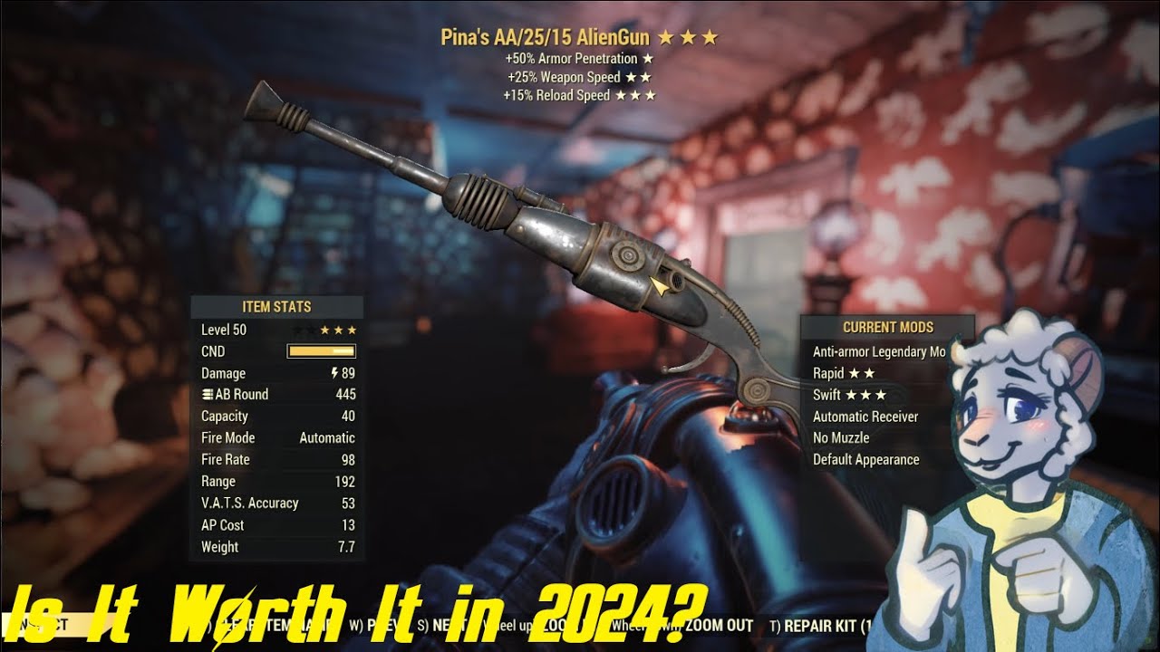 The Alien Disintegrator - Is It Worth It? - Fallout 76 Weapon Guides