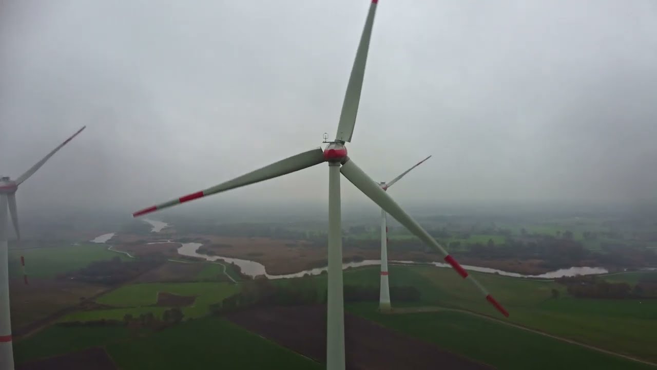 Windpark Detern | Enercon E-103, E-115 EP3, E-126 EP4 | DJI Mini 2 | 2.7k | 60 fps