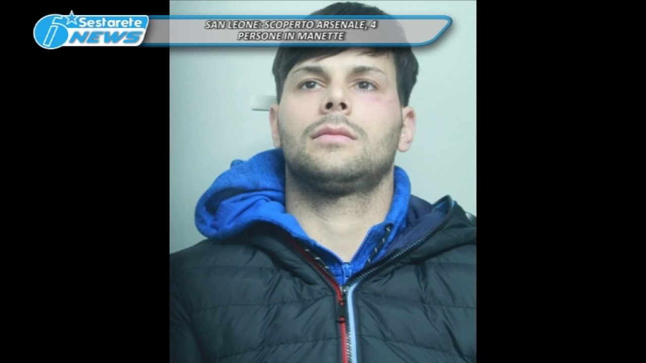 TG LA SESTA SAN LEONE, SCOPERTO ARSENALE ARRESTATI IN 4 27 01 2017
