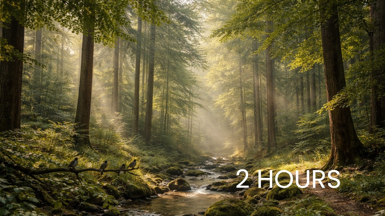 Forest Ambience Sounds for Deep Focus | 2 Hours