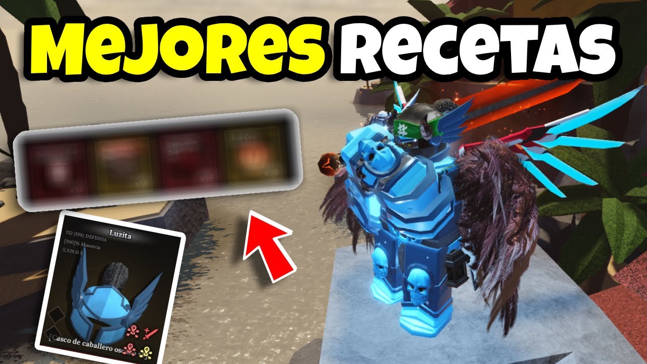 RECETAS de las MEJORES ARMAS y ARMADURAS en La Forja II Guia y Tutorial en Español The Forge Roblox