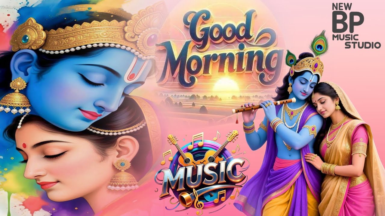 🌼  Radha Krishna Morning Bhajans 2025 | Divine Nonstop Krishna Bhakti Songs | 