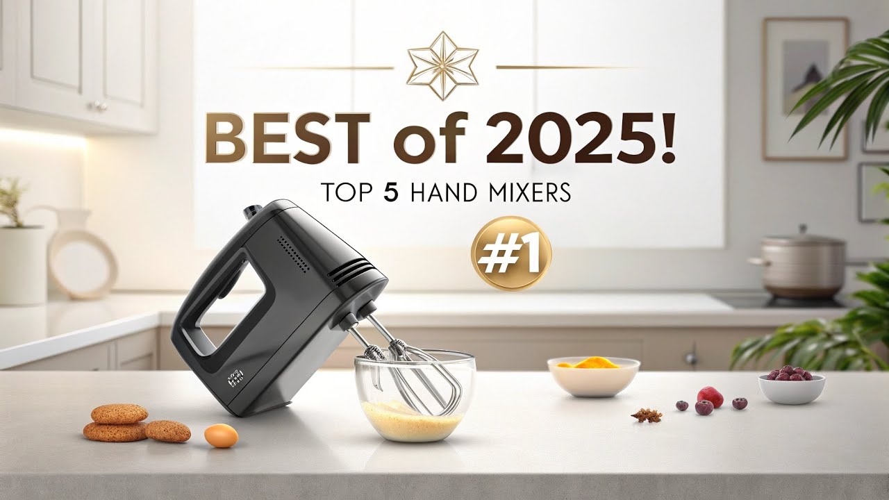 🎯 Best Hand Mixers of 2025 | Top 5 Electric & Cordless Picks for Every Kitchen 🍰