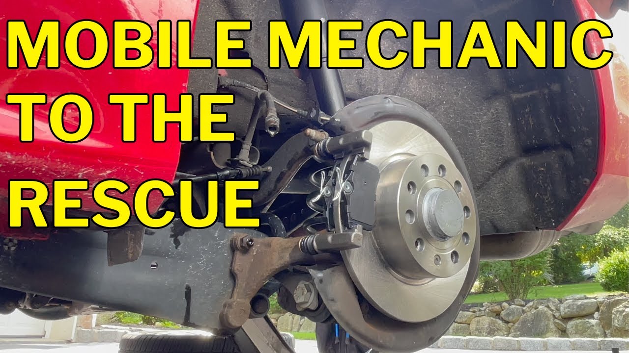 VW Jetta Parking Brake Is Loose - Diagnosis and FIX (Mobile Mechanic)- (CALIPERS AND FULL BRAKE JOB)