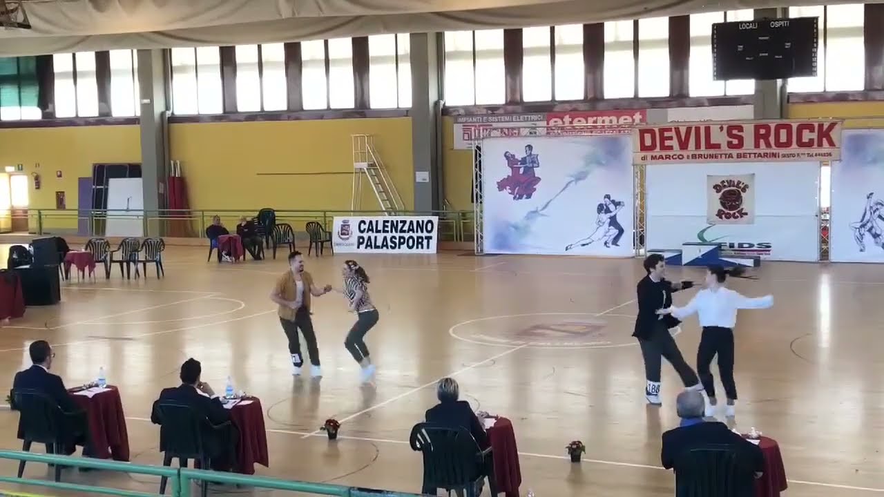Gara a Calenzano 2019 - semifinale Simone e Tania / Lorenzo e Laura 