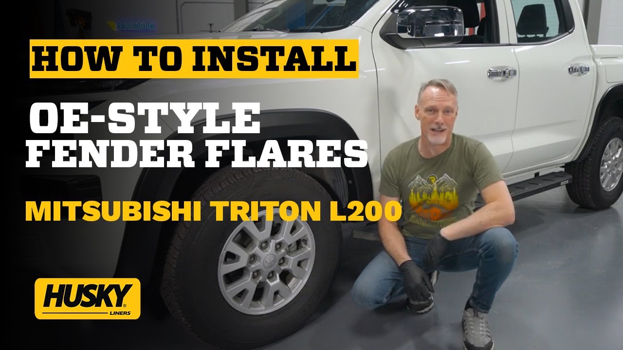 How to Install Husky Liners® OE-Style Fender Flares on a Mitsubishi Triton L200