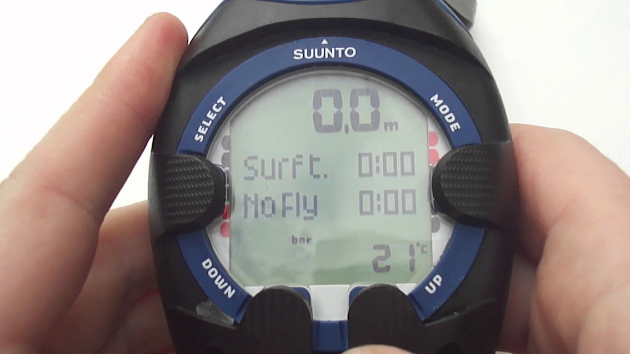 How to Use a Suunto Cobra 3 Dive Computer Part 1 Time and Air