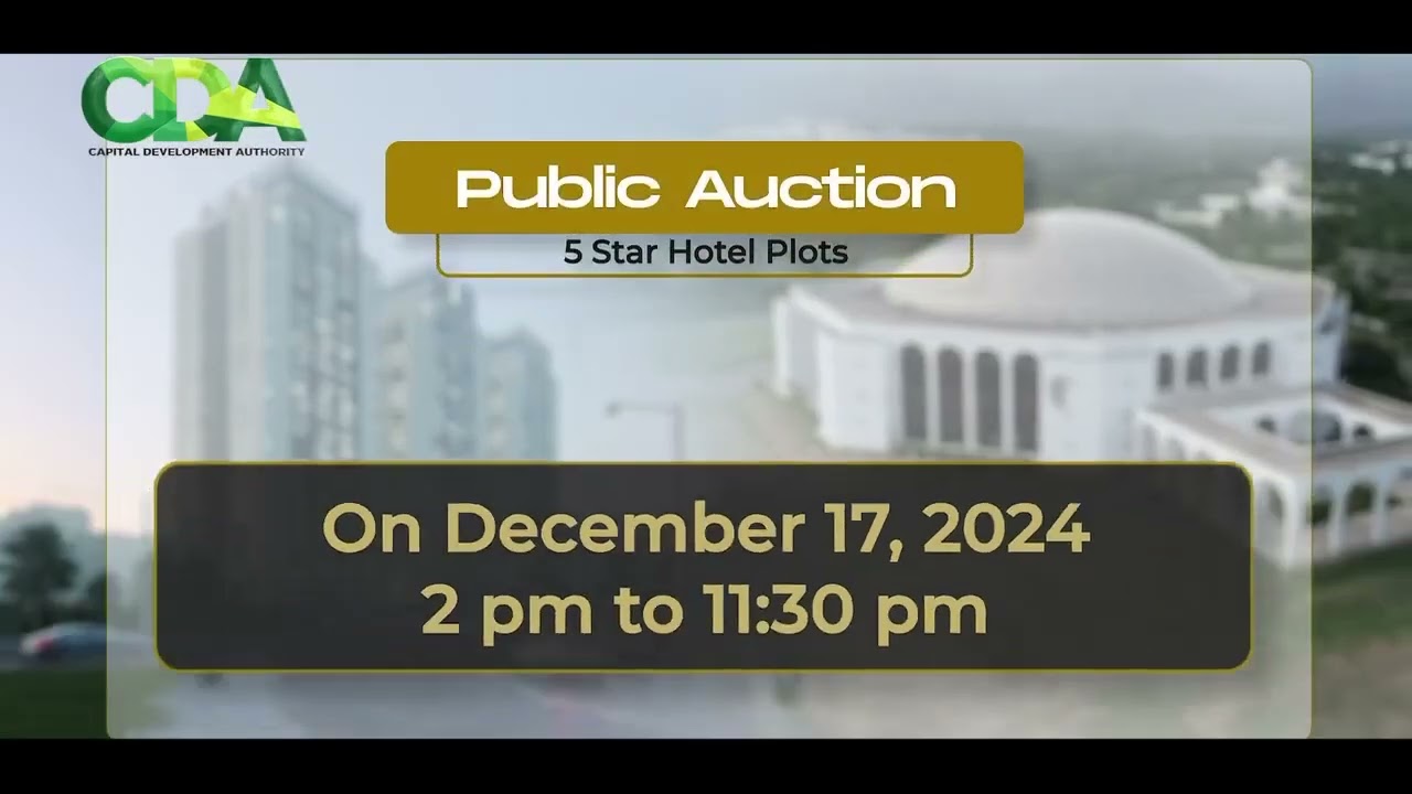 Golden Opportunity of Investment at Islamabad&rsquo;s Prime Location | Capital Development Authority (CDA)