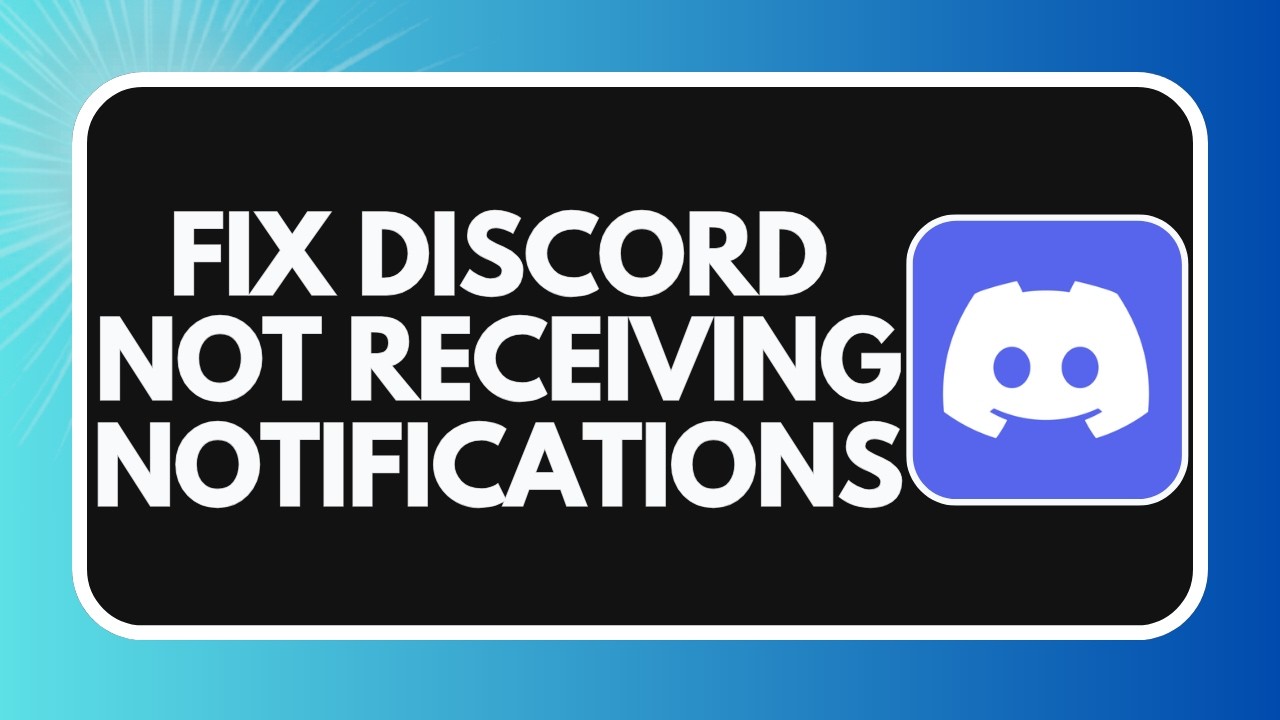 How to Fix Discord Not Receiving Notifications (2026)
