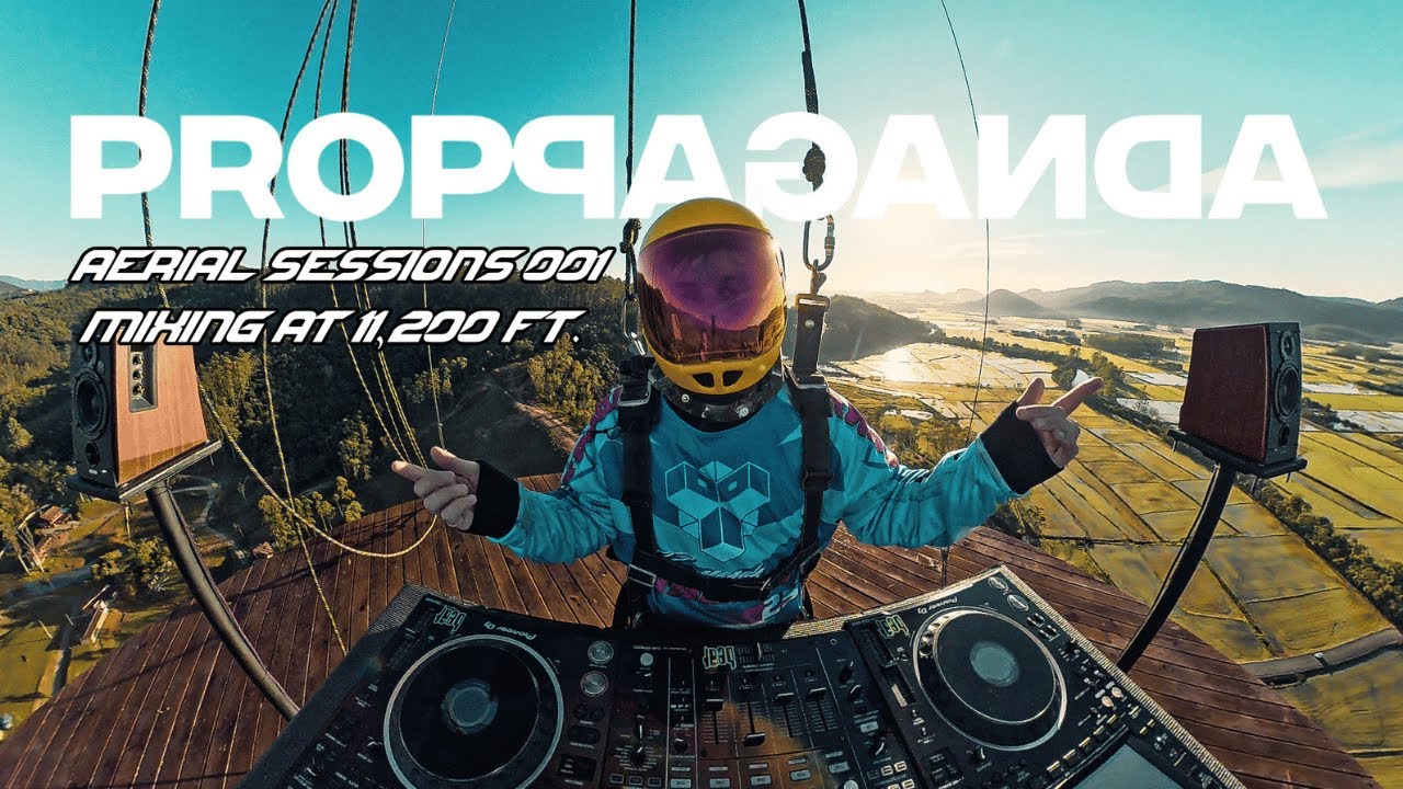 Proppaganda Presents : Aerial Sessions 001 11,200 feet up in Praia Grande Brazil