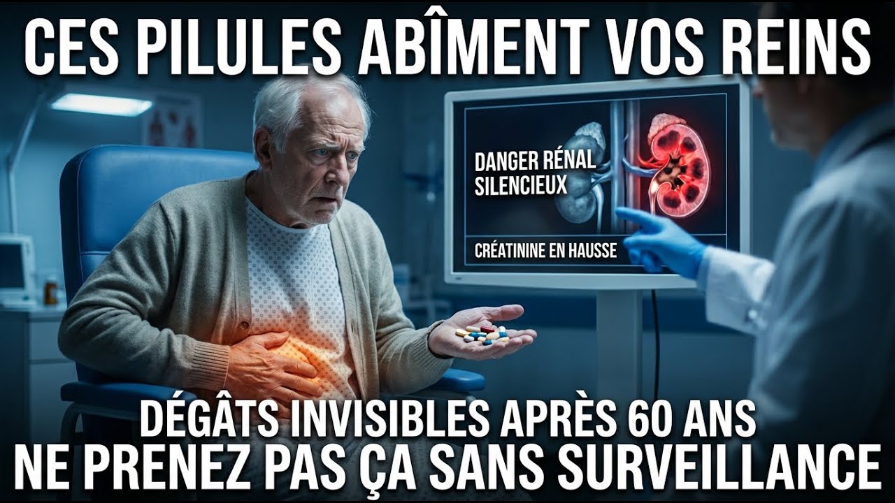 Ces pilules que des millions de seniors prennent chaque jour peuvent abîmer les reins en si