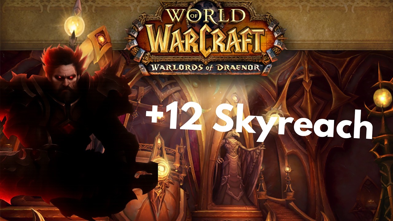 Blood Death Knight Mythic+ | +12 Skyreach | Season 1 Midnight