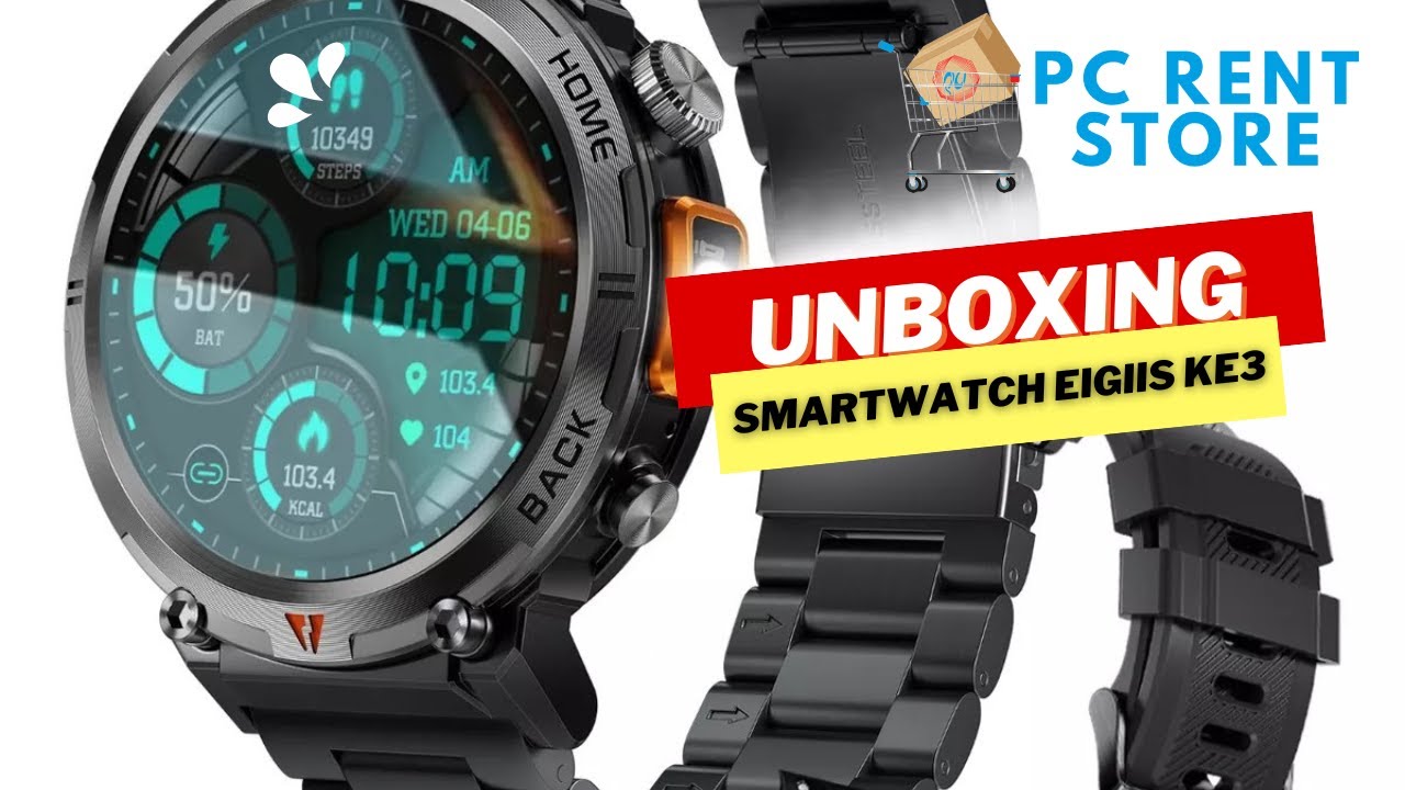 Desempacando el Futuro: Unboxing del Eigiis Ke3 Smartwatch 🔥✨