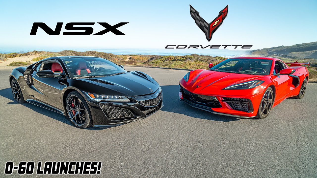 C8 CORVETTE VS ACURA NSX!
