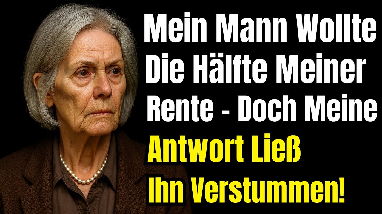 Mein Mann forderte die Hälfte meiner Rente – doch er ahnte nicht, was ich ihm entgegnen würde