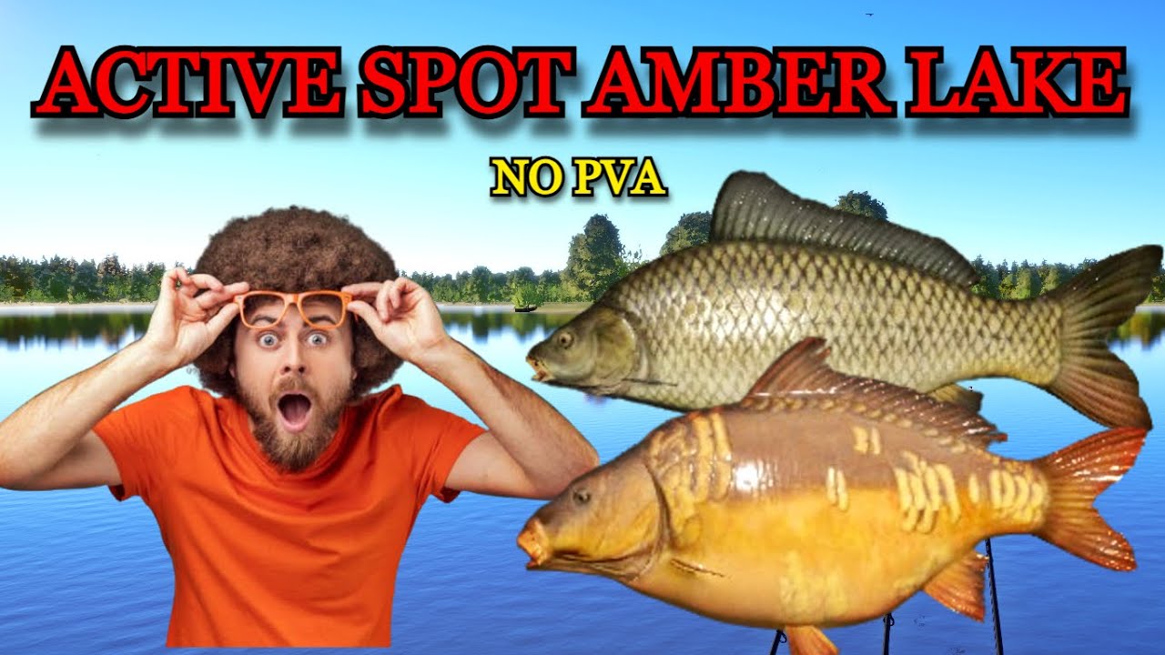 Russian Fishing 4 ( RF4) ACTIVE FARM SPOT AMBER LAKE!  + No PVA
