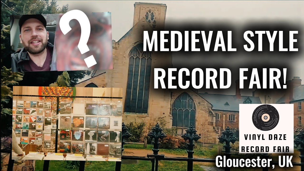 Record Hunting In a Medieval Church! Vinyl Daze Record Fair-Gloucester, UK.