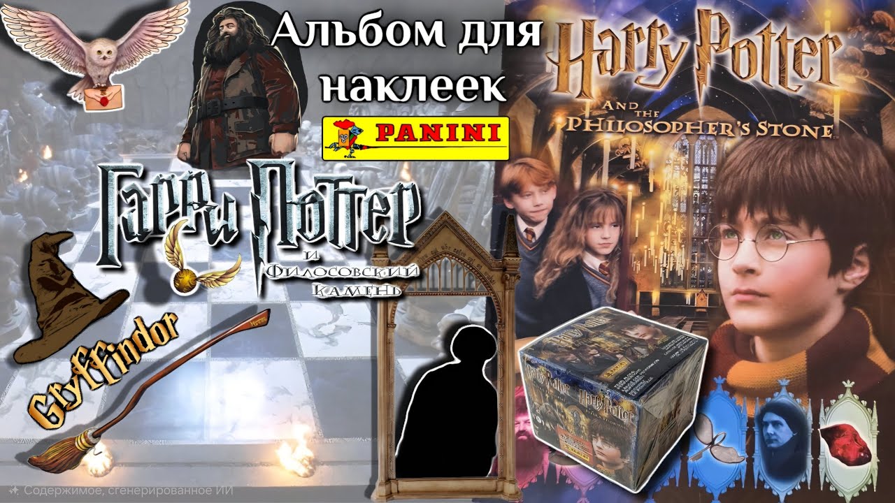 Panini Гарри Поттер и Философский Камень (2001)/Harry Potter and the Philosopher's Stone