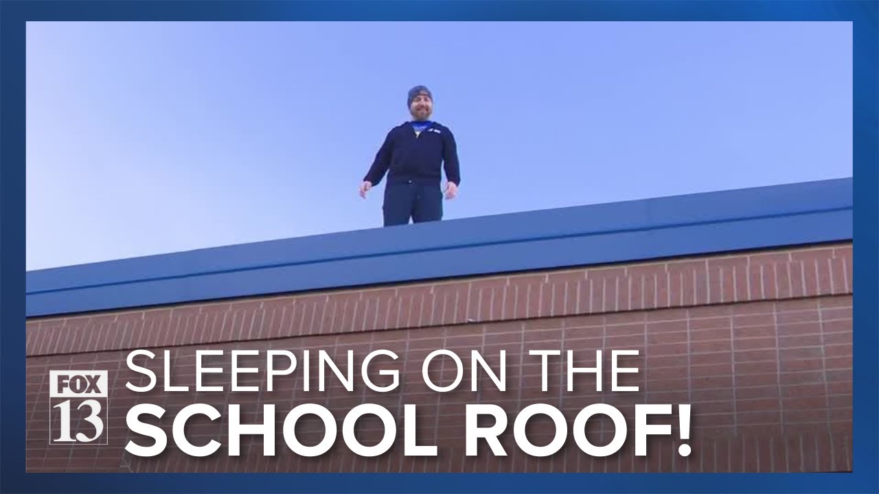 Why a Utah principal spent the night on his school's roof