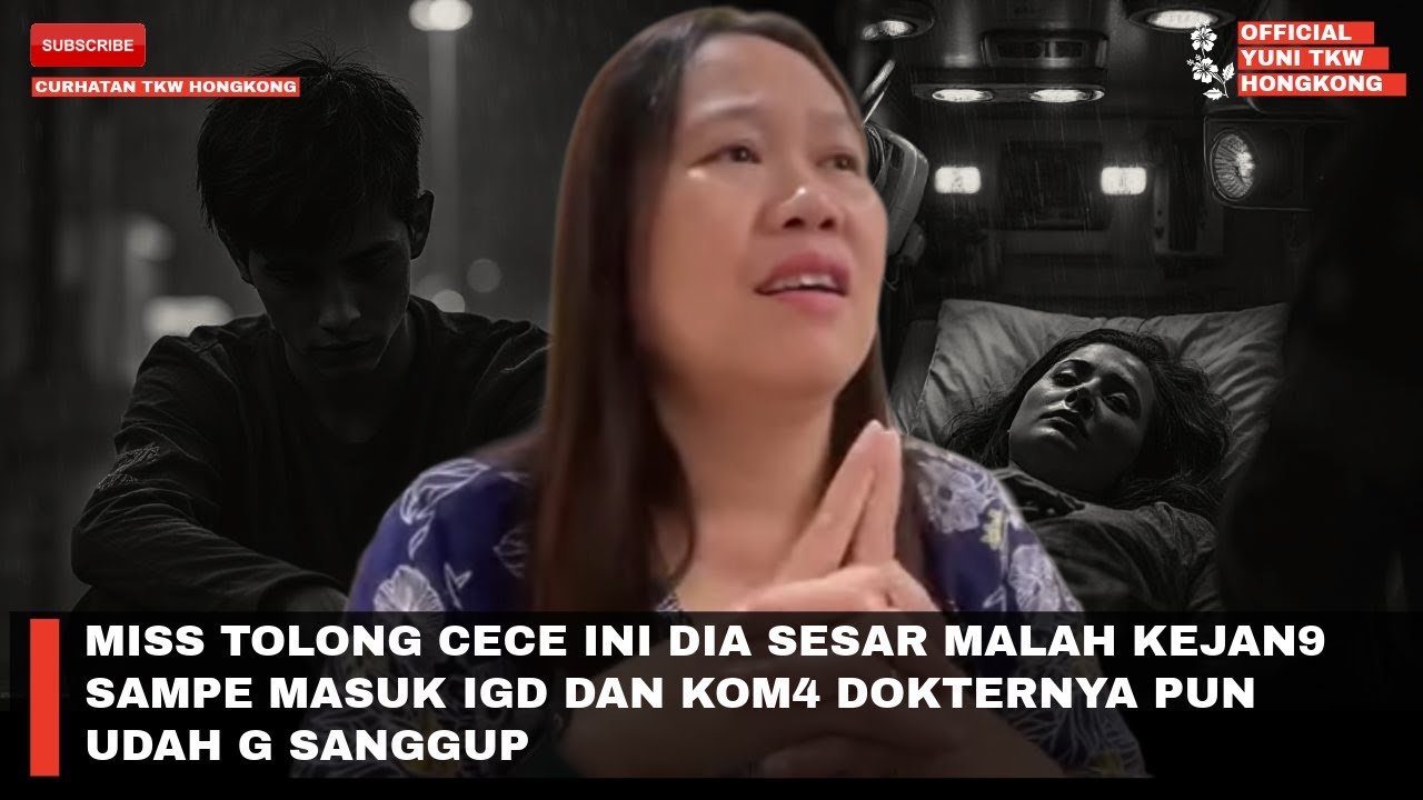 MISS TOLONG CECE INI DIA SESAR MALAH KEJAN9 SAMPE MASUK IGD DAN KOM4 DOKTERNYA PUN UDAH G SANGGUP