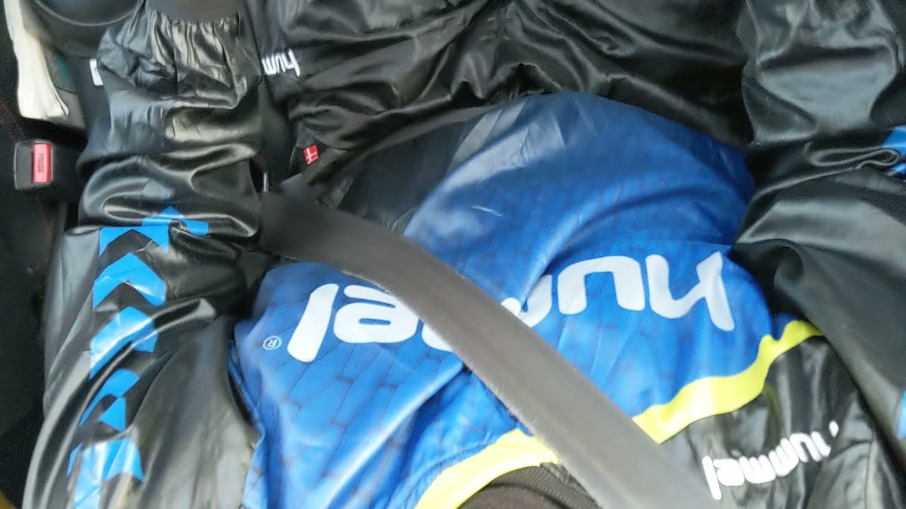 hummel shiny nylon suit sunny evening drive
