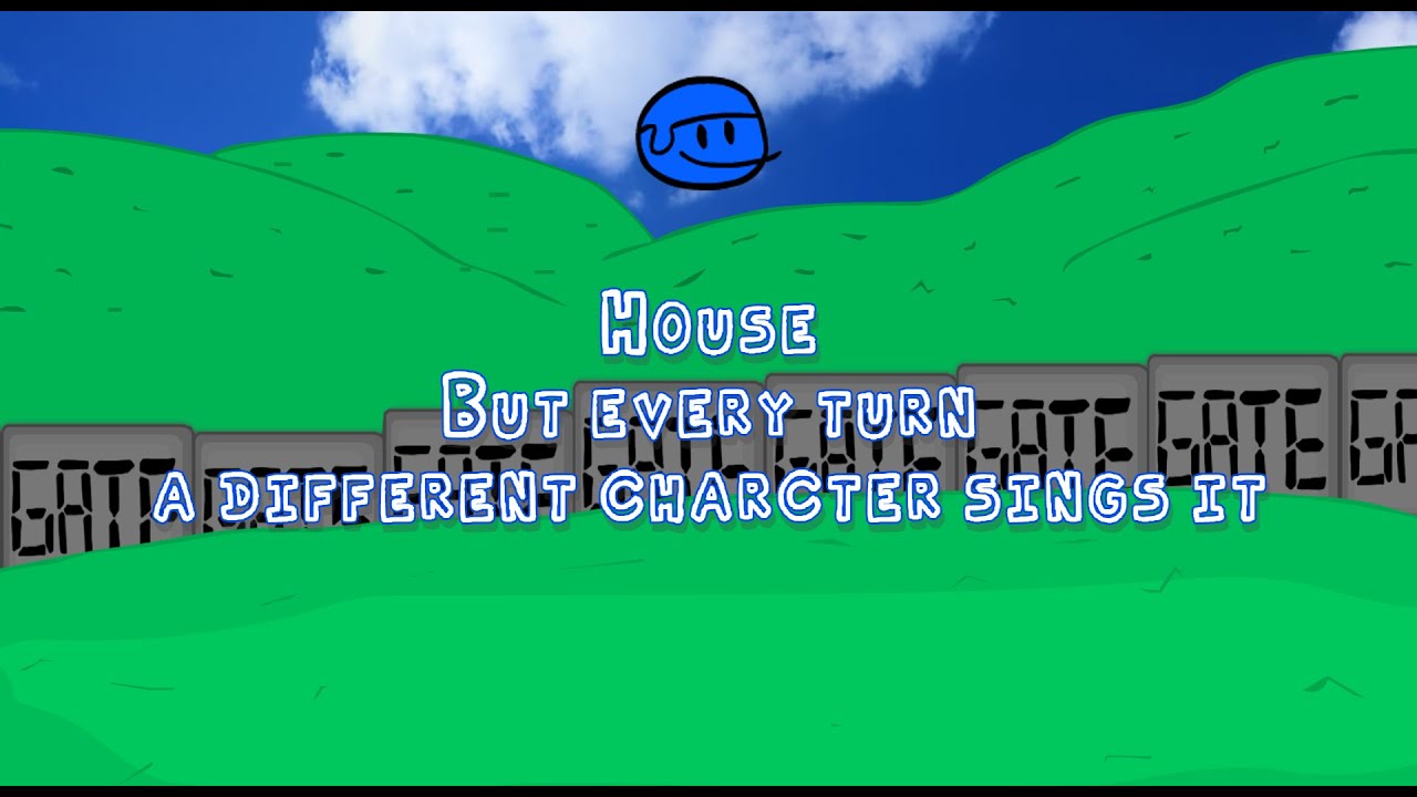 FNF - House but every turn a different charcter sings it