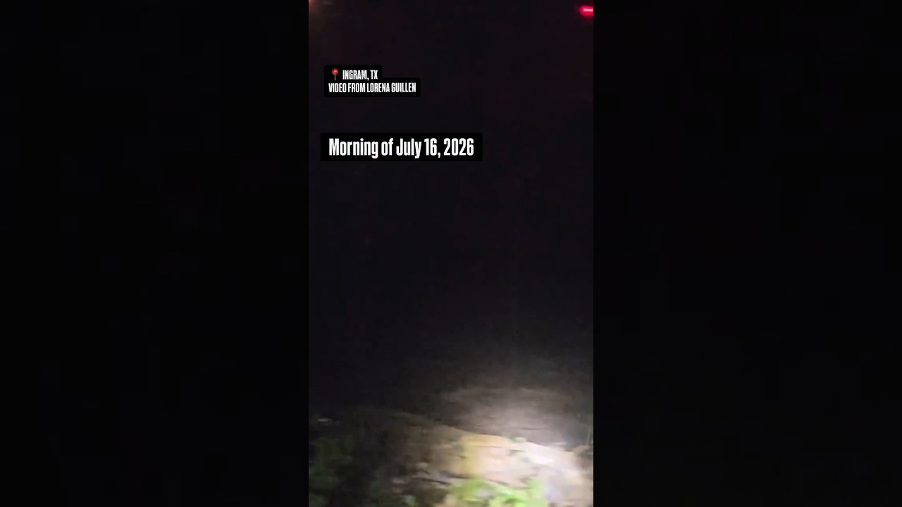 WATCH: Guadalupe River rises again in Ingram one year after deadly flood