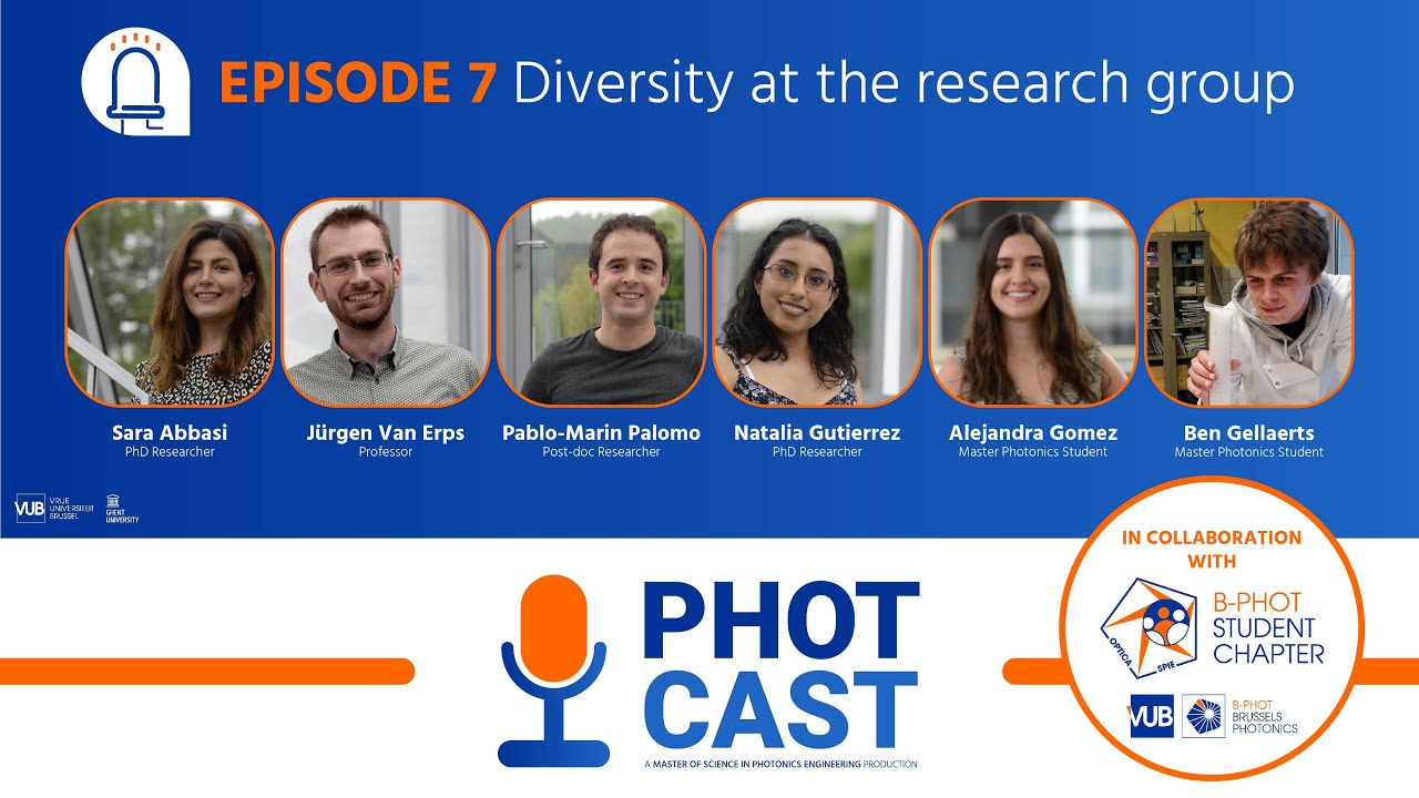 Photcast EP7 - International Women's Day SPECIAL: Diversity at the Research Group - Master Photonics