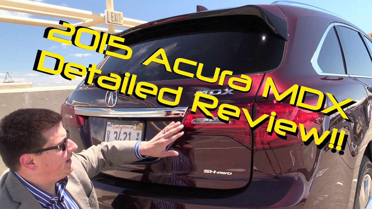 2015 Acura MDX DETAILED Review and Road Test