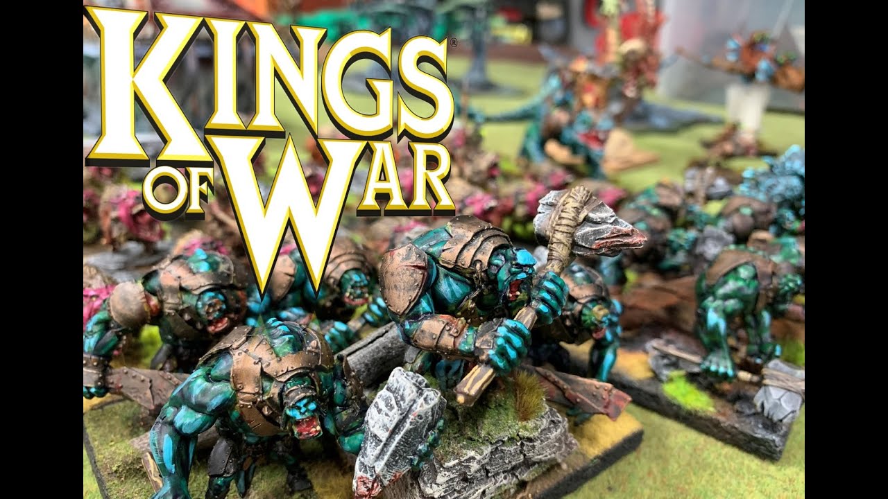Kings of War Battle Report 1 - Learning game Goblins vs Ogres