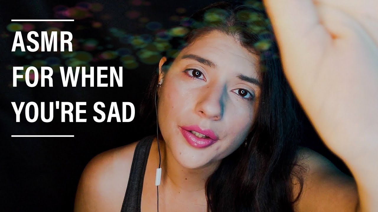 ASMR PERSONAL ATTENTION FOR WHEN YOU'RE SAD | WIPING YOUR TEARS AWAY | HELP WITH STRESS & ANXIETY