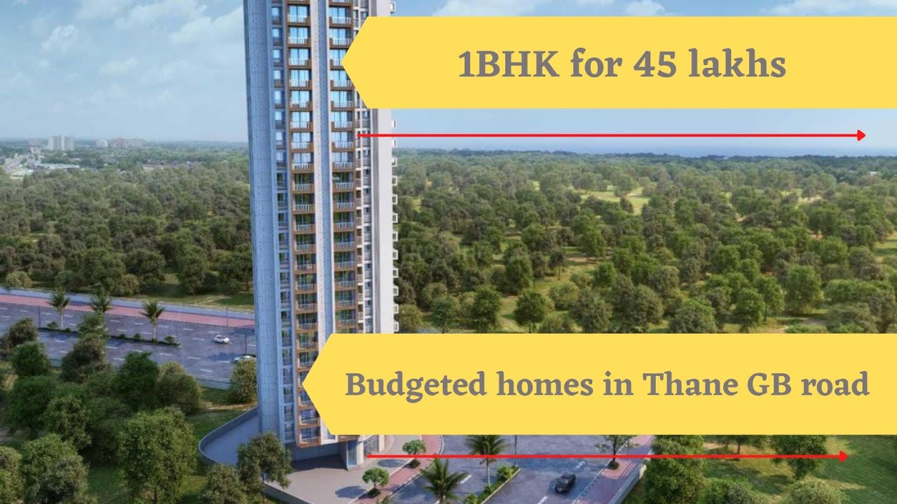 1BHK for sale @Thane for 45 Lakhs | Possession 2024 | 1BHK with Master Bedroom | Rera Registered