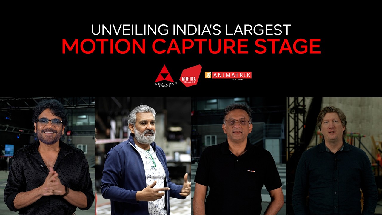 S.S.Rajamouli Unveils India&rsquo;s Largest MoCap Lab | Annapurna Studios | MihiraVisualLabs | Animatrik