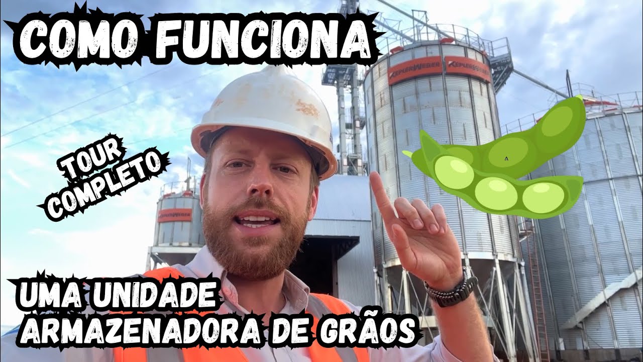 Como funciona uma unidade armazenadora de grãos? Tour mais completo que já postei aqui!