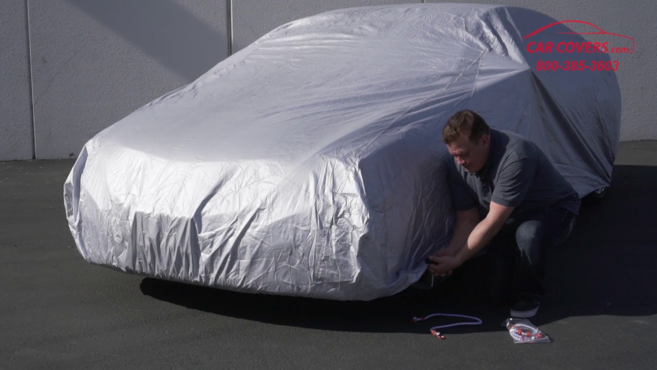 CarCovers.com - Инструкция по установке комплекта ветрозащитных ремней Gust Strap