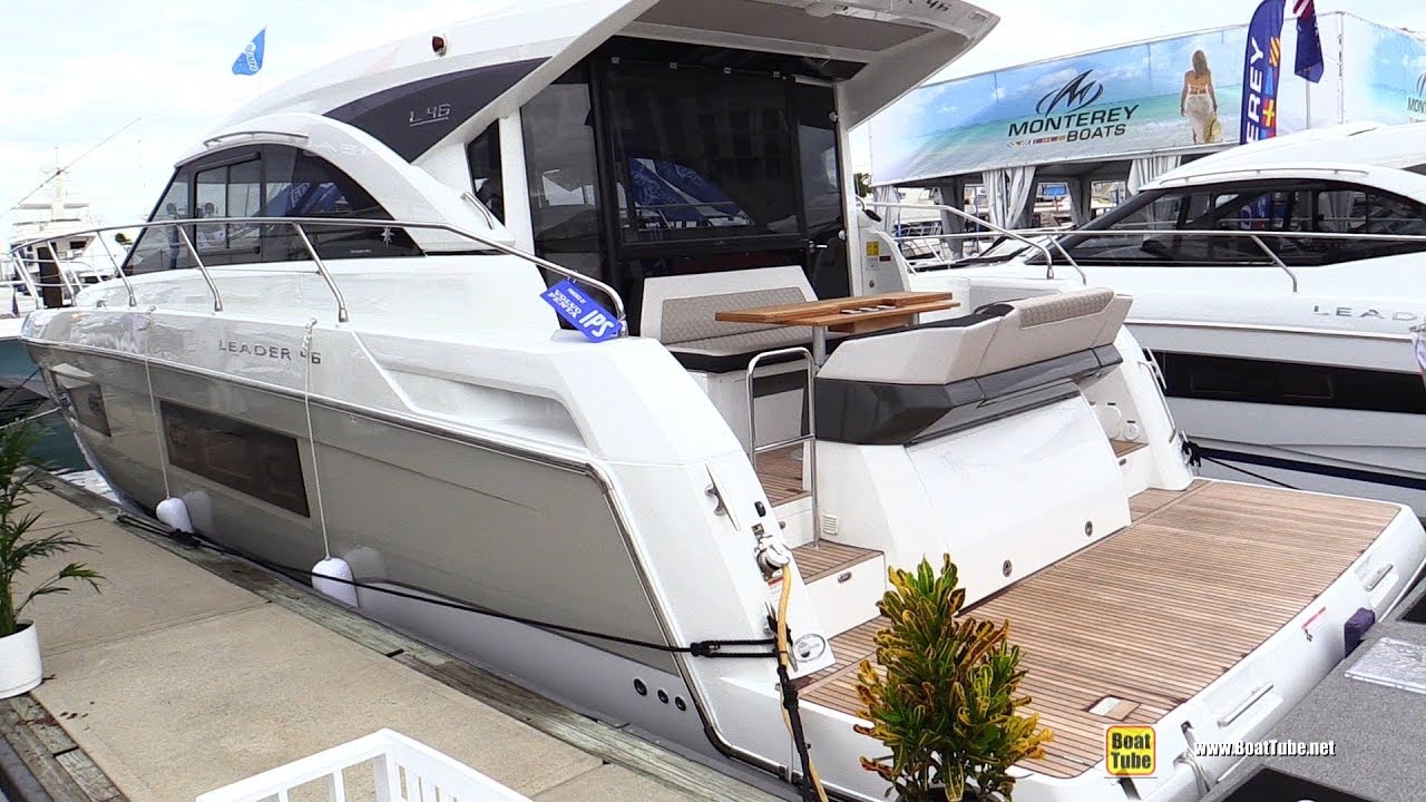 2019 Jeanneau Leader 46 Motor Yacht - Walkaround - 2018 Fort Lauderdale Boat Show